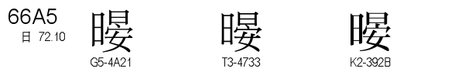 U+66A5